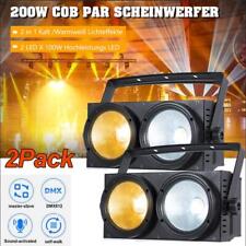 2PCS 200W COB LED Par Light DMX DJ Audience Blinder Light Warm Cool Nature White picture