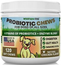 Probiotic For Dogs - 6 Strains of Probiotics + Enzyme Blend Made USA picture