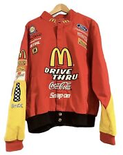 Vintage 1990s NASCAR Bill Elliot Jacket Racing Champions McDonald's Size Small picture