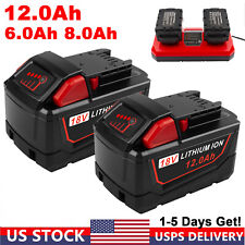8.0Ah 12.0Ah For Milwaukee For M18 Extended Capacity Battery 48-11-1860 /Charger picture