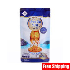 5 Pcs. Pan-Fried Shredded Salted King Mackerel Original Flavor 30g, Ready to Eat picture