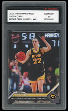Caitlin Clark 2023-24 Bowman U Now (Topps) 1st Graded 10 Rookie Card RC #48 Iowa picture