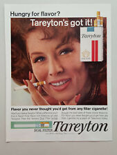 1963 Tareyton Dual Filter Cigarettes Smoking Tobacco Model Vtg Magazine Print Ad picture