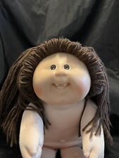 RARE Cabbage Patch Kids HM 19 Doll Brunette Ponytails Brown Eyes picture