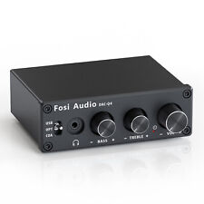 Fosi Audio Q4 Mini Headphone Amplifier Stereo USB AUX Gaming DAC Audio Converter picture