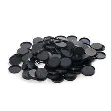 Pack of 120, 32 mm Plastic Round Bases Miniature Wargames Table gaming TEXTURED picture