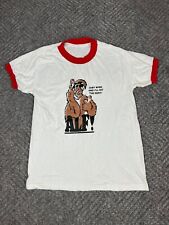 Vintage 80s Alf Ringer T-Shirt Adult Size Small White Graphic TV Show Mens picture