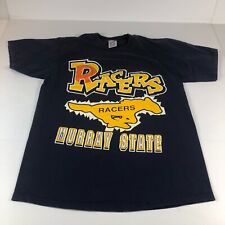 VTG Murray State Racers Basketball Shirt Adult Large Blue Big Logo Graphic Tee picture