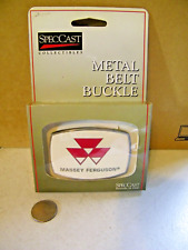 New Vintage 1990s Massey Ferguson SpecCast Belt Buckle In Original Packaging picture