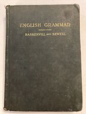 Baskervill-Sewell English Course SCHOOL GRAMMAR 1895 Vintage Antique Hardcover picture