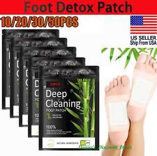 10-50pcs Foot Detox Patches Pads Toxins Deep Cleansing Herbal Organic Slimming picture