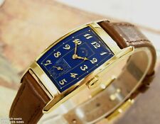 1940 Vintage LORD ELGIN, Stunning Navy Blue Dial, Serviced & Warranty picture