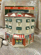 Coca Cola Town Square T. Taylor & Sons Emporium 1993 Lighted  Christmas Village picture