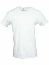 George Men's White Crew Neck Short Sleeve Cotton Tag-Free T-Shirts QTY 4 picture