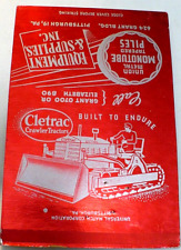1940's-50's OLIVER CLETRAC MATCHCOVER FLAT 40 STRIKES PITTSBURGH, PA picture