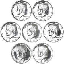1964-1970 S Kennedy Half Dollar Silver Gem Proof Run 7 Coin Set picture