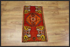 Great Red Antique Turkish Handmade Oushak 2x3 Oriental Area Rug picture