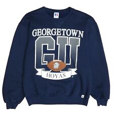 Vintage Georgetown Hoyas Football Russell Sweatshirt Crewneck Medium 90s NCAA picture