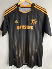 Adidas Chelsea Football Club Samsung Black Orange soccer 2010 T-shirt jersey S picture