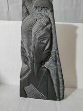 Rare Vtg 1964 Woman Head Sculpture Signed By F. Weissman picture