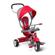 Radio Flyer Ultimate All-Terrain Stroll 'N Trike, Kids and Toddler Tricycle, Red picture