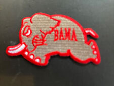 Alabama Crimson Tide Vintage Embroidered Iron On Patch BAMA 3” X 2” picture