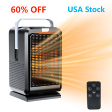 Portable Electric Space Heater Garage Hot Air Fan for  Large Room with Remote picture