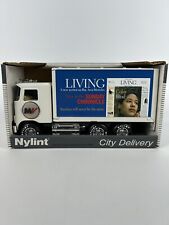 Vintage NYLINT Delivery Box Truck Metal White #9140-Z picture