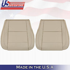 2004 - 2010 For Infinity QX56 Driver & Passenger 2x Bottom Leather Covers Tan picture