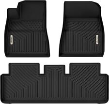 OEDRO Floor Mats Liner TPE for 2024 Tesla Model 3 Highland All-Weather 3D Molded picture