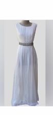 NWT ABS Allen Schwartz 100% Silk Outside Stunning Long Formal Dress picture