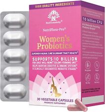 NutriCelebrity NutriFlora-Pro Probiotics for Women - Support Vaginal, UTI Health picture