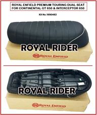 Fits Royal Enfield PREMIUM TOURING DUAL SEAT BLACK For INTERCEPTOR 650 & GT 650 picture