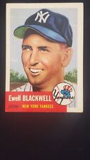 Ewell Blackwell 1953 Topps Baseball #31 Yankees  picture