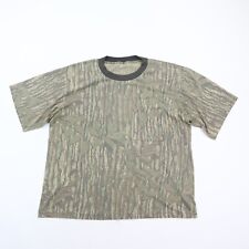 Vintage 80s 90s Treebark Camouflage T-shirt Single Stitch Thin Soft Grunge XL picture