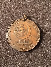 Antique 1909 Hudson Fulton Celebration Medal Token 1609-1909 Hudson River picture
