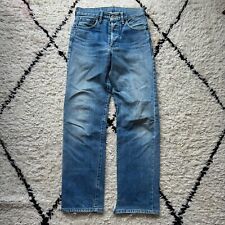 LVC Jeans Men's 28x31 701 Indigo Redline Denim Hidden Rivets Buckleback Levi's picture