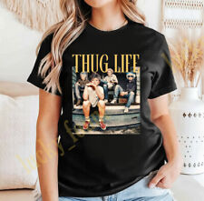 Vintage Golden Girls Thug Life Black T-Shirt KT14658 picture