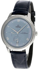OMEGA De Ville Prestige 41MM Blue Leather Men's Watch 434.13.41.21.03.001 picture