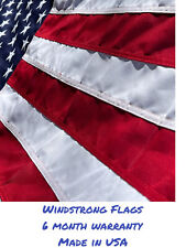 3x5 FT Deluxe Hand Sewn Windstrong US American Flag Commercial Polyester US Made picture