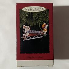 1996 Vintage Hallmark Keepsake Handcrafted Ornament 'Time for a Treat'  picture