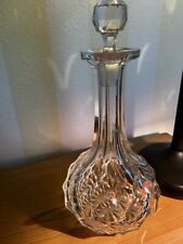 Antique Edwardian Cut Crystal  Decanter From London  Portobello Road / Stunning picture