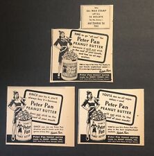 1940’s Wartime Derby Peter Pan Peanut Butter Food Chicago Co Magazine Ad X3 picture