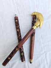 Brass Walking Hand Cane Stick Designer Handmade Wooden Walking Stick picture