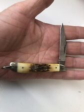 Case XX USA 5120R Peanut Stag 10 Dot Knife Preowned No Box picture