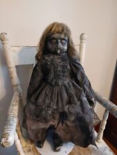 Vintage Creepy Eyeless Doll OOAK Horror Antique Victorian Haunted Spooky Gothic  picture