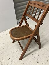 Vintage Child's Wooden Folding Chair 1940s/1950s. picture