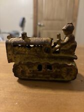 1930’s Hubley Cast Iron Bulldozer Toy picture