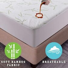 Bamboo Mattress Protector Hypoallergenic & Breathable Waterproof Mattress Cover picture