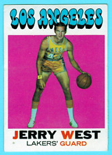1971-72 Topps Basketball 050 JERRY WEST #50 - Los Angeles Lakers - VG-EX 4 - HOF picture